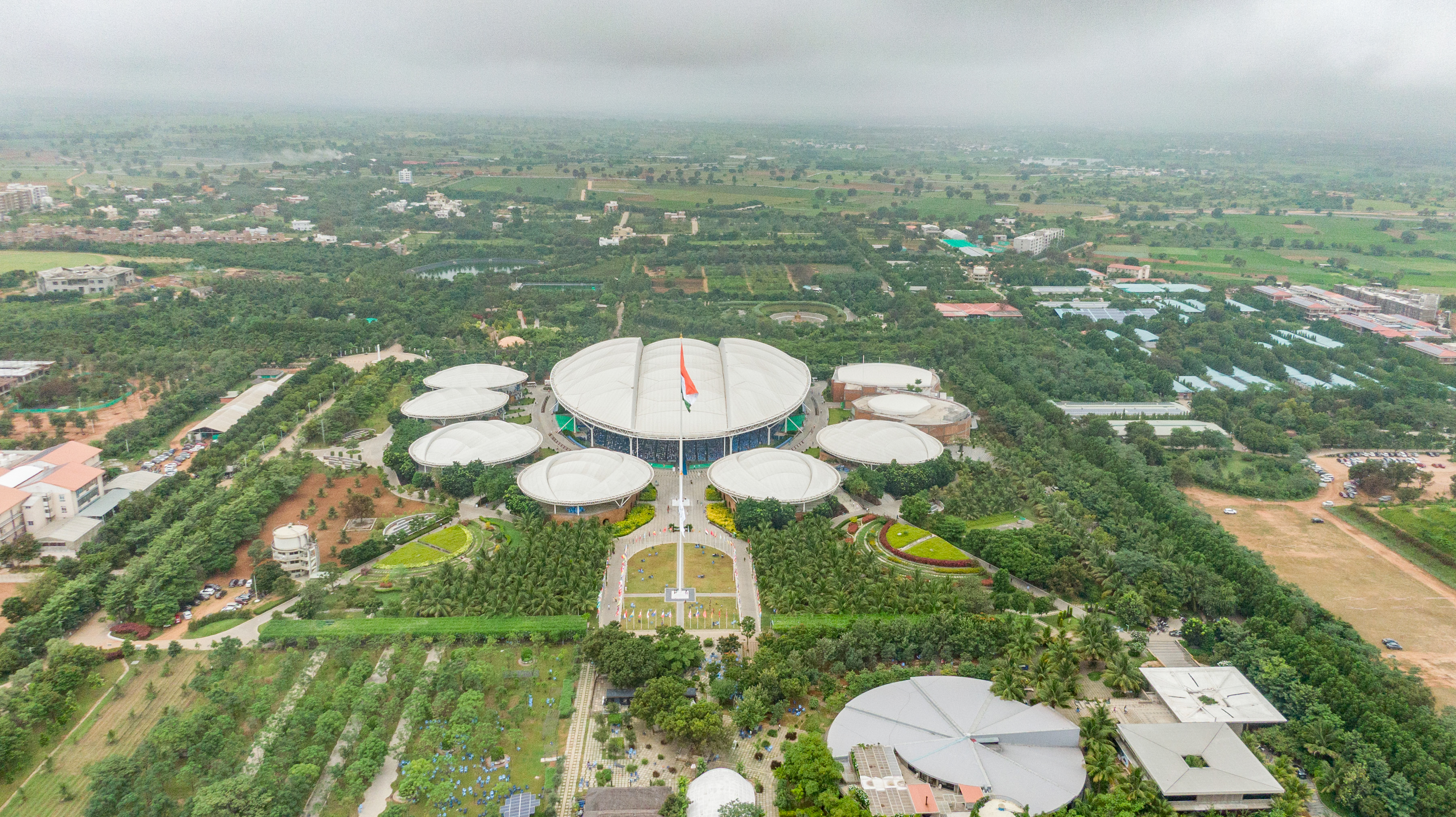 Meditation Hall at Kanha Shanti Vanam